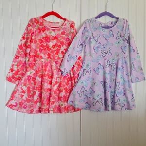2 NWT Long Sleeve 5T Children's Place Dresses